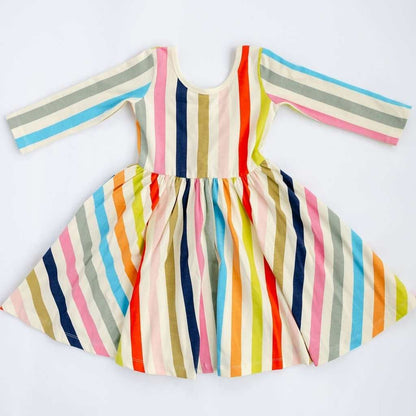 3/4 slv twirl dress