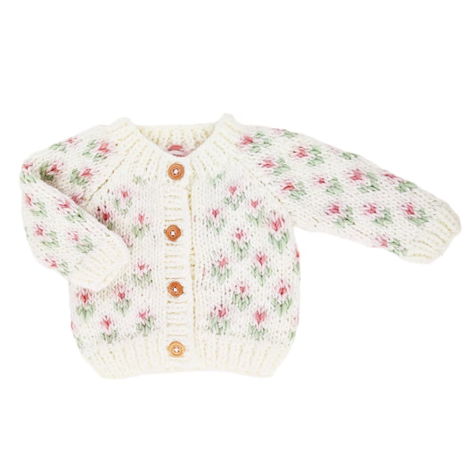 Baby Girl Bitty Blooms Cardigan