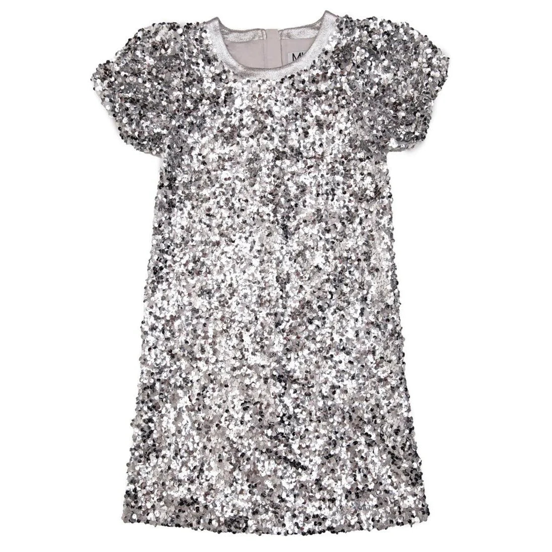 SILVER SEQUIN DRESS