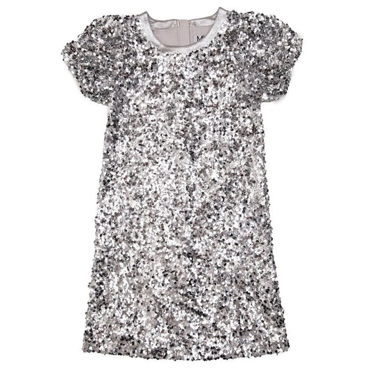 SILVER SEQUIN DRESS