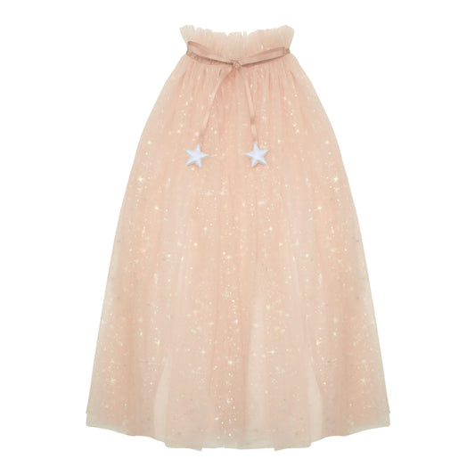 shimmer princess tulle cape