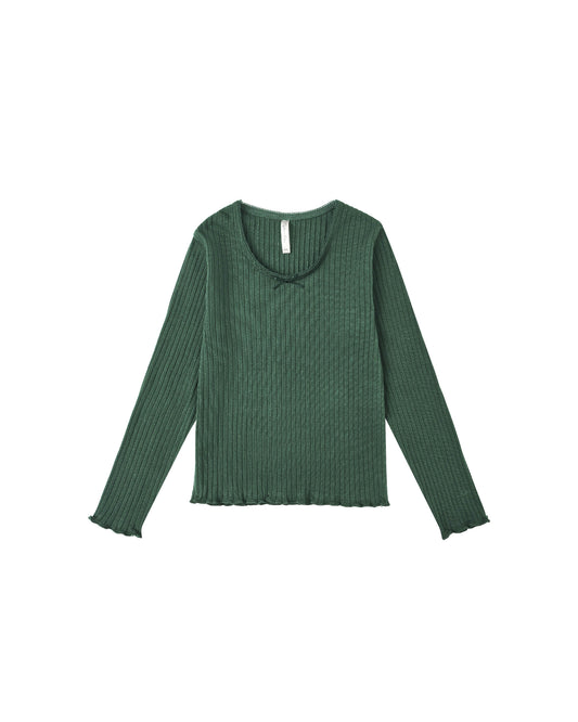 ribbed long sleeve