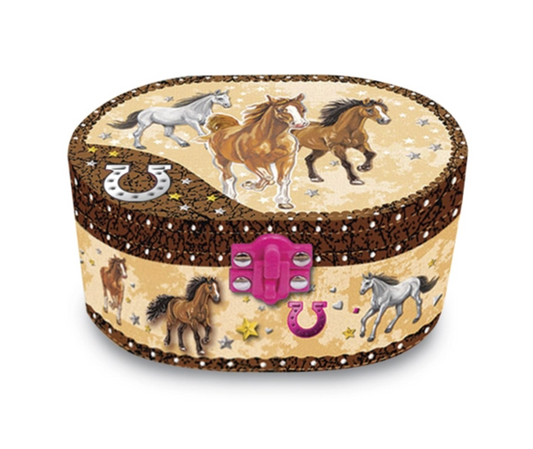 Musical Jewelry Box with Figurine