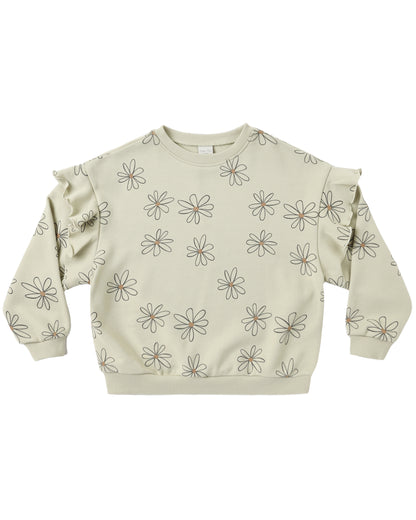 ruffle sweatshirt