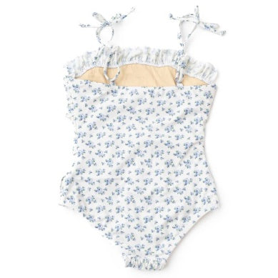 Floral Smocked One Piece Swimsuit (2T-6)