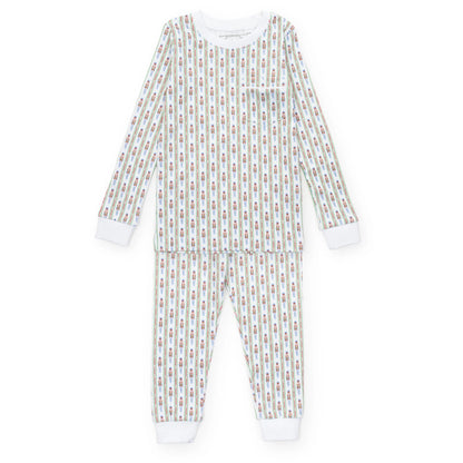 Boys 2pc pajama set with piped pocket