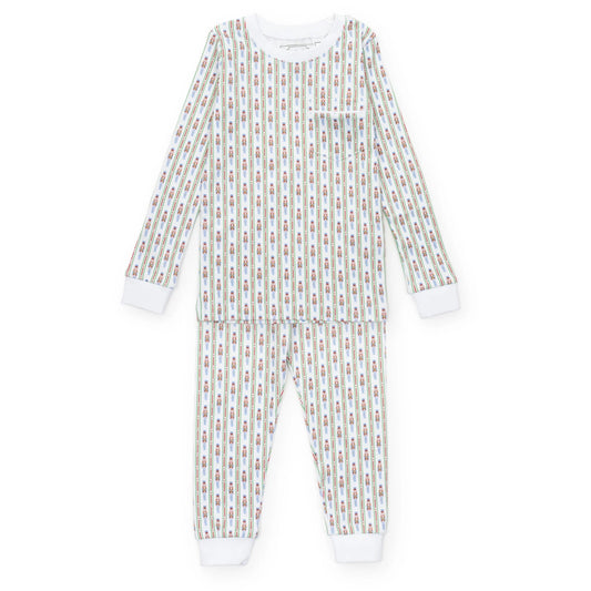 Boys 2pc pajama set with piped pocket