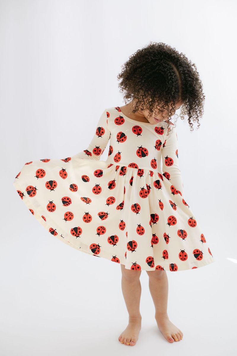 3/4 slv twirl dress