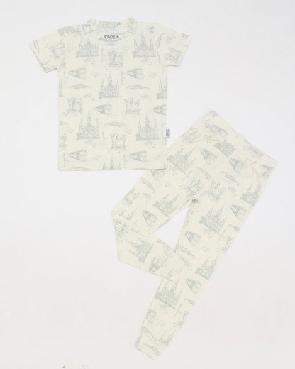 Toile 2 Piece Pajama Set | 2-6