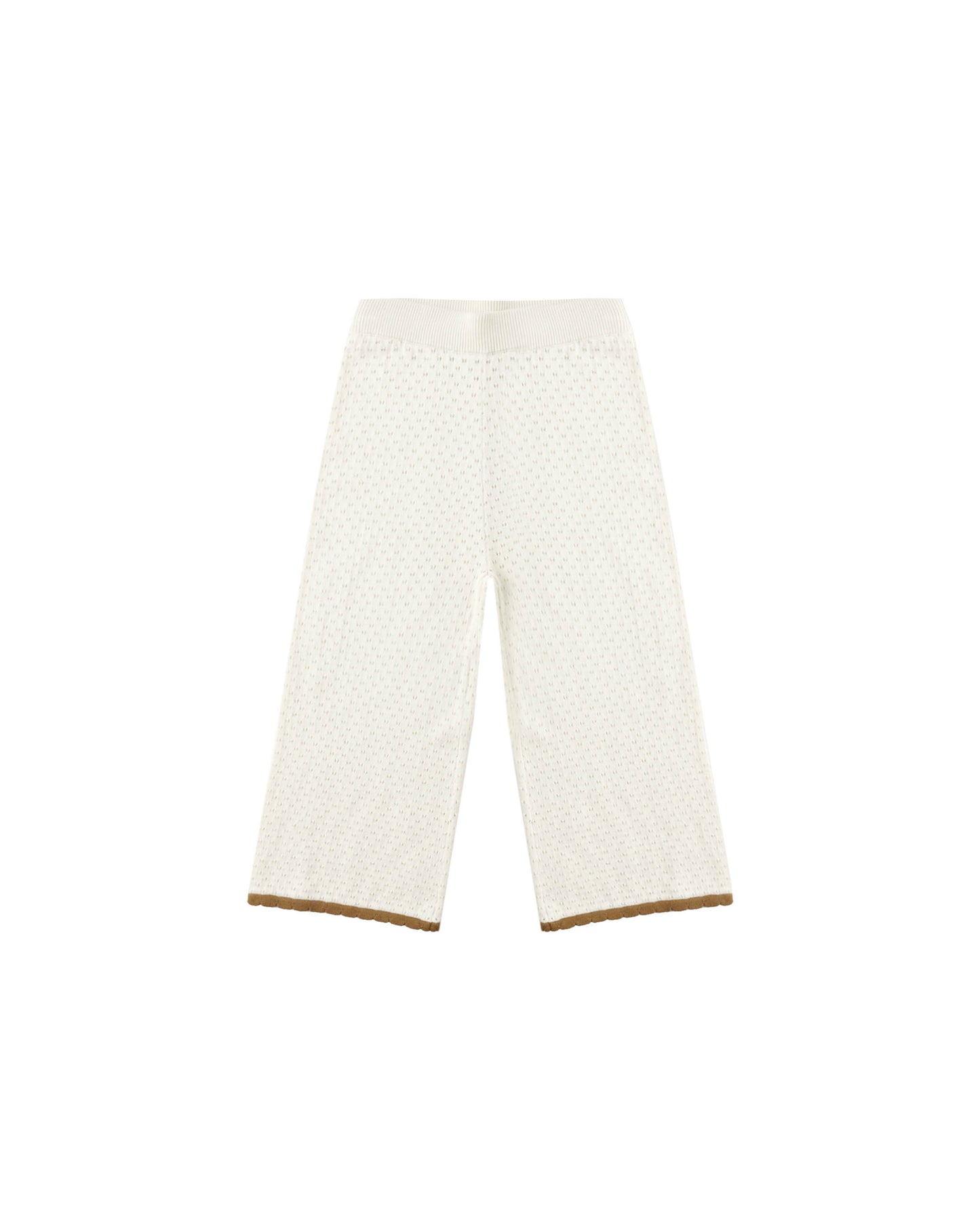pointelle knit pant