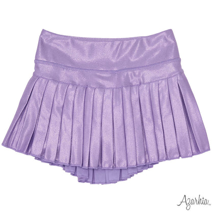 Mini Pleated Shimmer Skort
