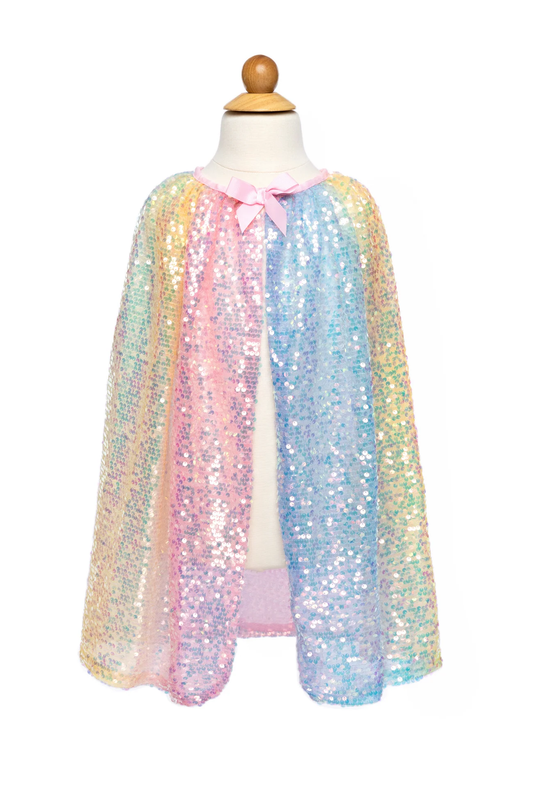 ombre sequins cape