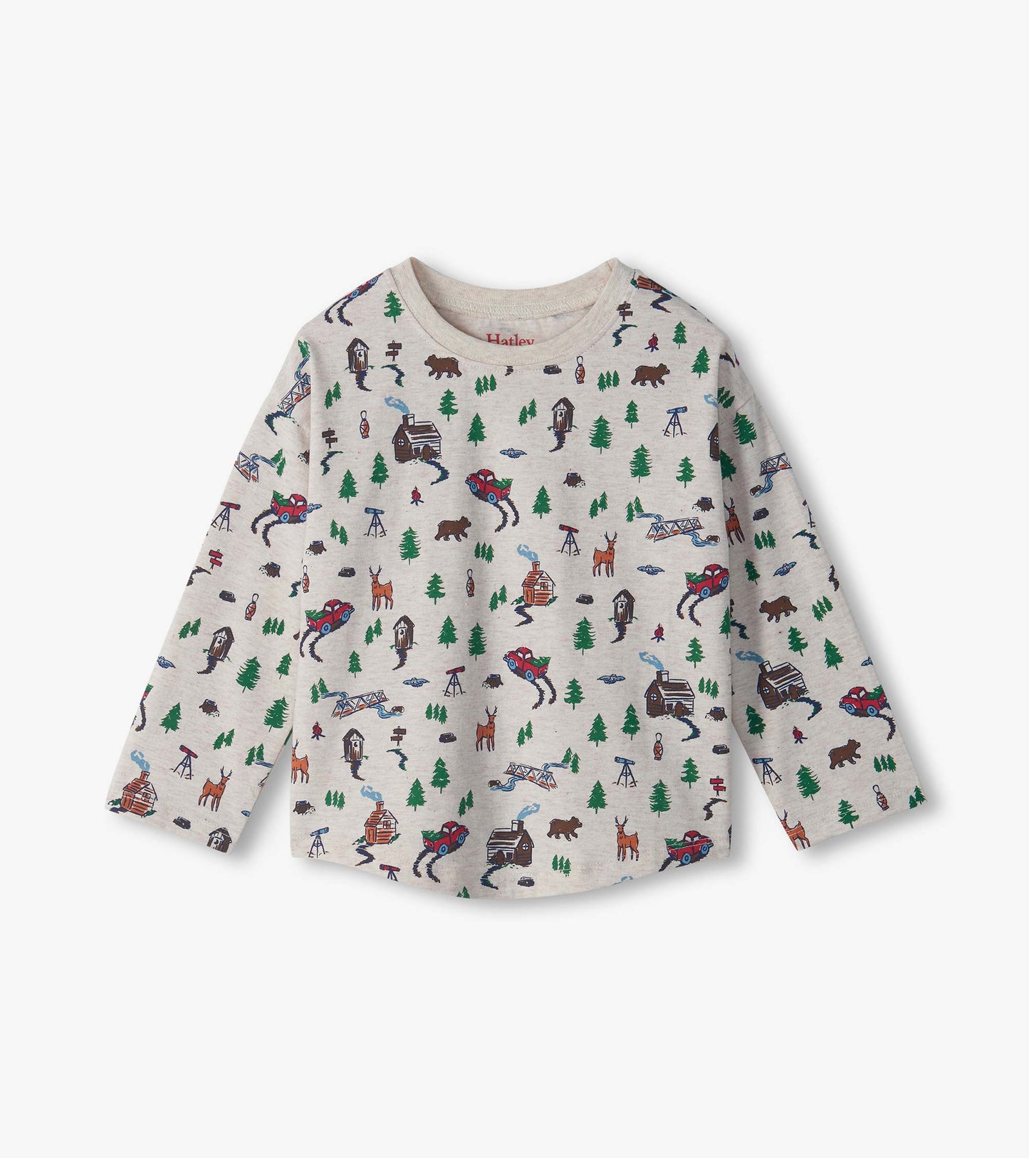 Drop shoulder tee