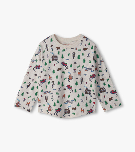 Drop shoulder tee