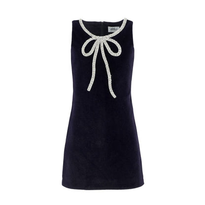 velvet bow princess dress