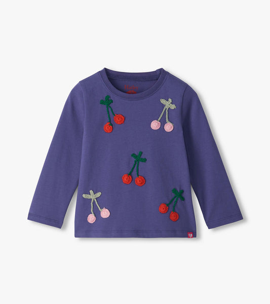 gathered back tee