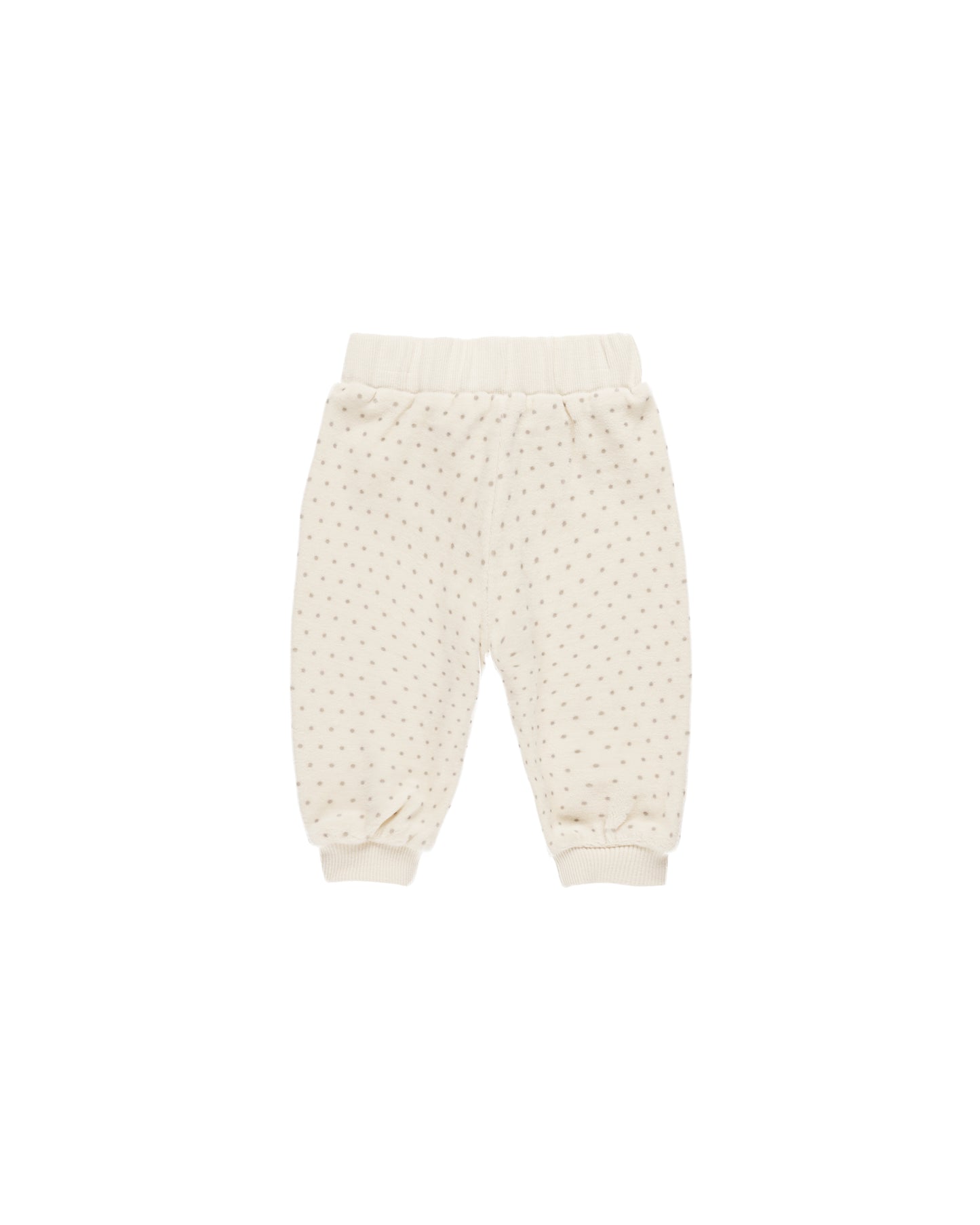 Baby Girl Velour Relaxed Polka Dot Sweatpants