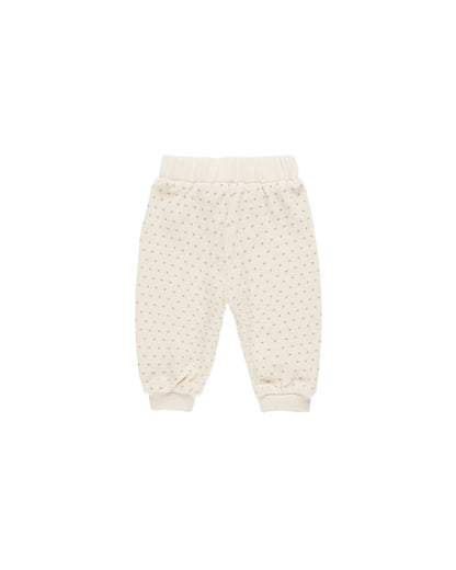 Baby Girl Velour Relaxed Polka Dot Sweatpants