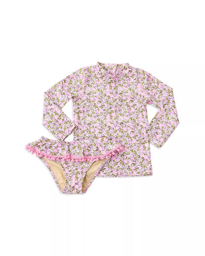 Floral Rashguard Swim Set (2T-6)