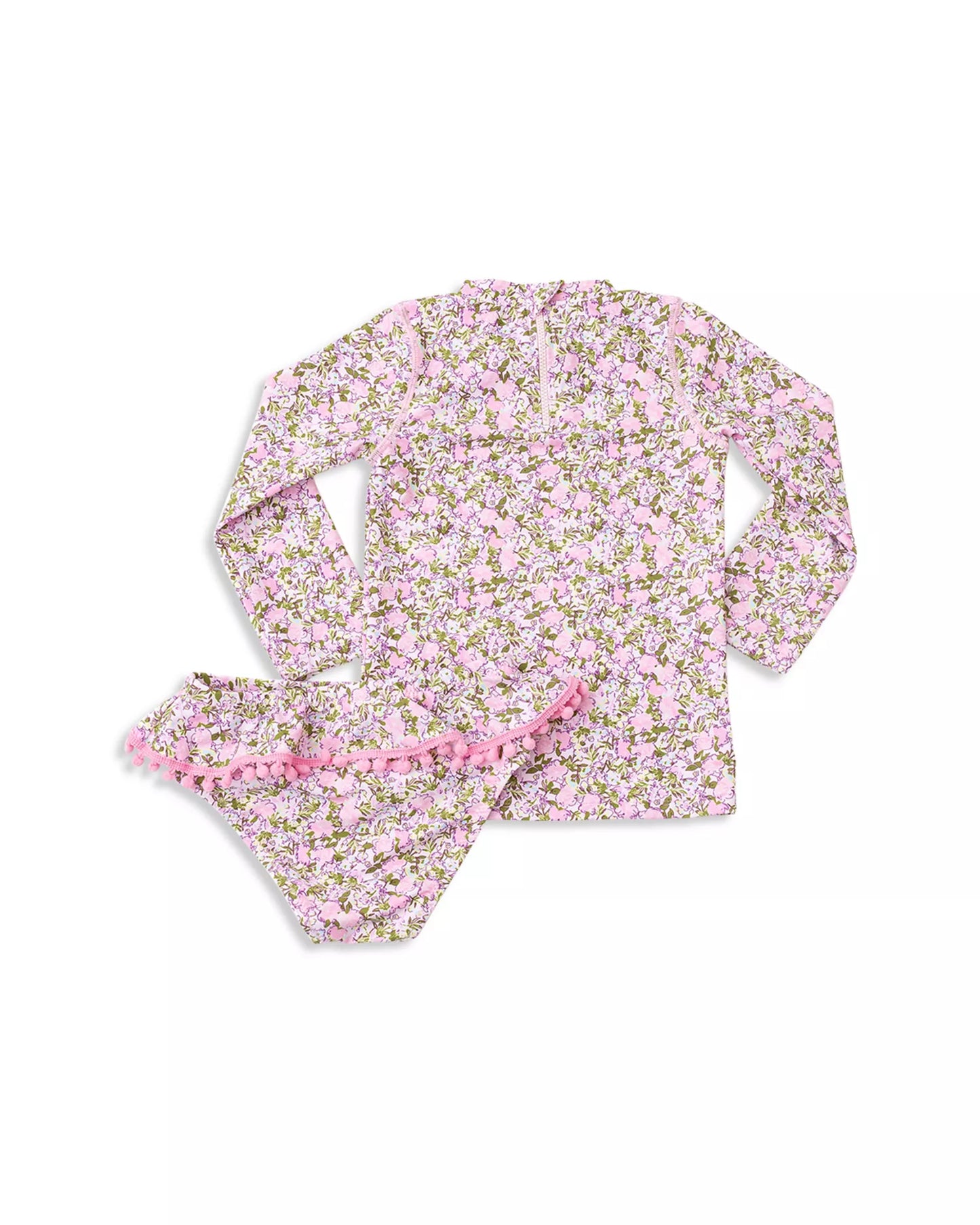 Floral Rashguard Swim Set (2T-6)