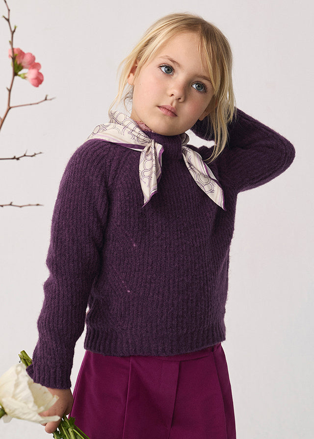 5.881 scarf detail sweater