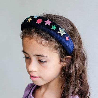 constellation velvet padded Alice headband