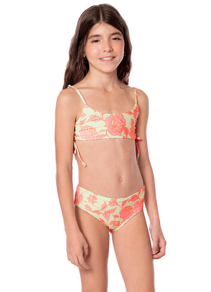 Blooming Glow Seyche Girls Bikini Set | 8 - 14