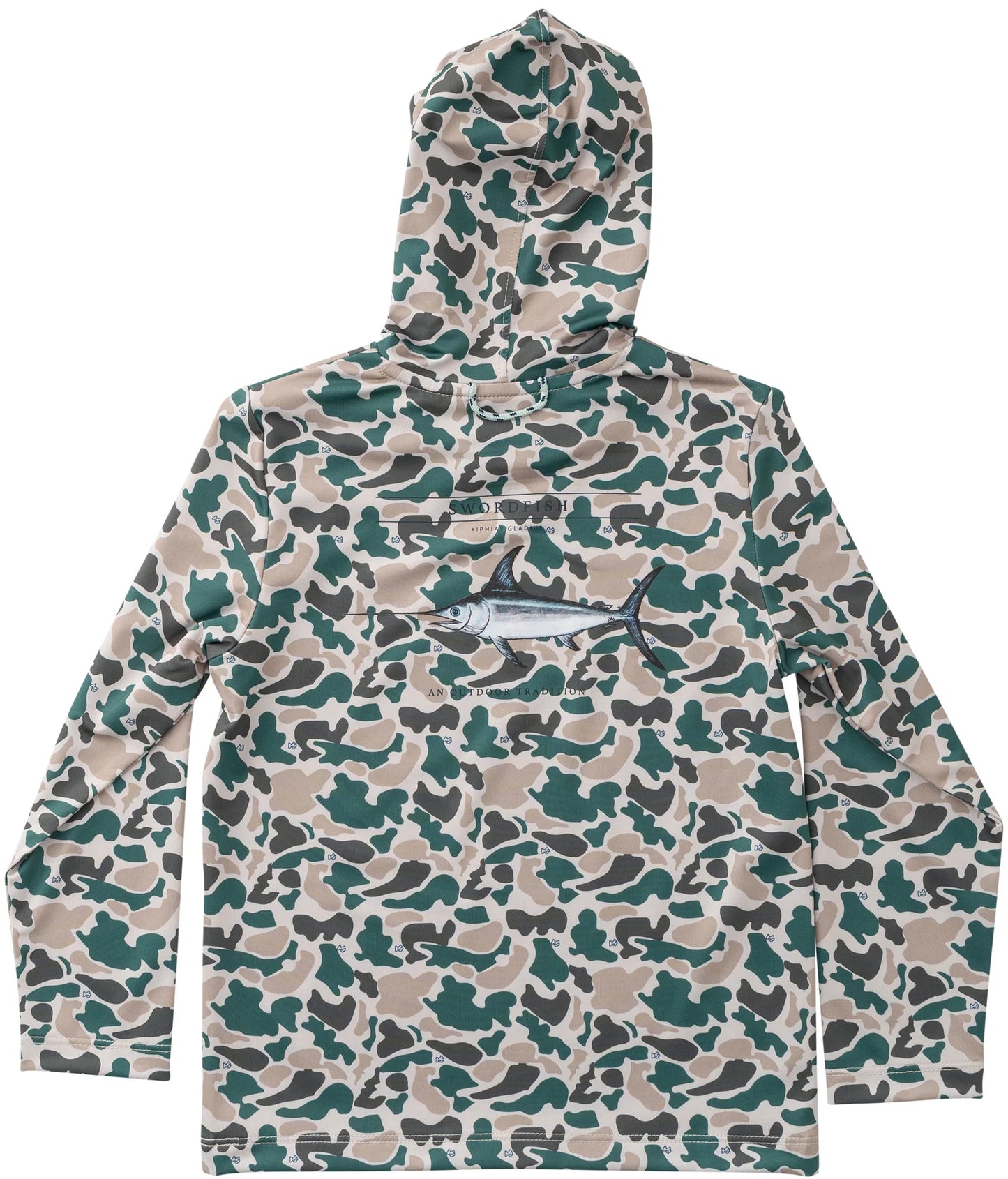 pro performance hoodie fishing tee