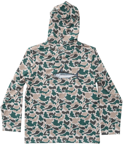 pro performance hoodie fishing tee