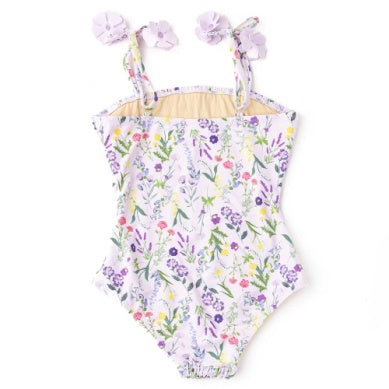 Wildflower Fields Smocked One Piece Swimsuit (6-24 months)
