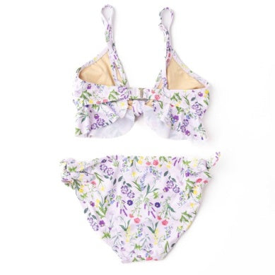 Wildflower Fields Ruffle Bikini (7-12)