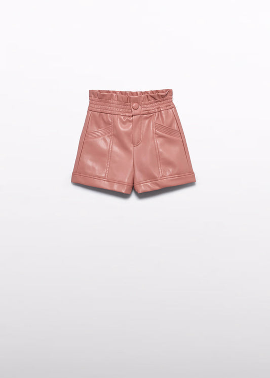 leathered short