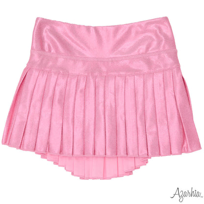 Mini Pleated Shimmer Skort