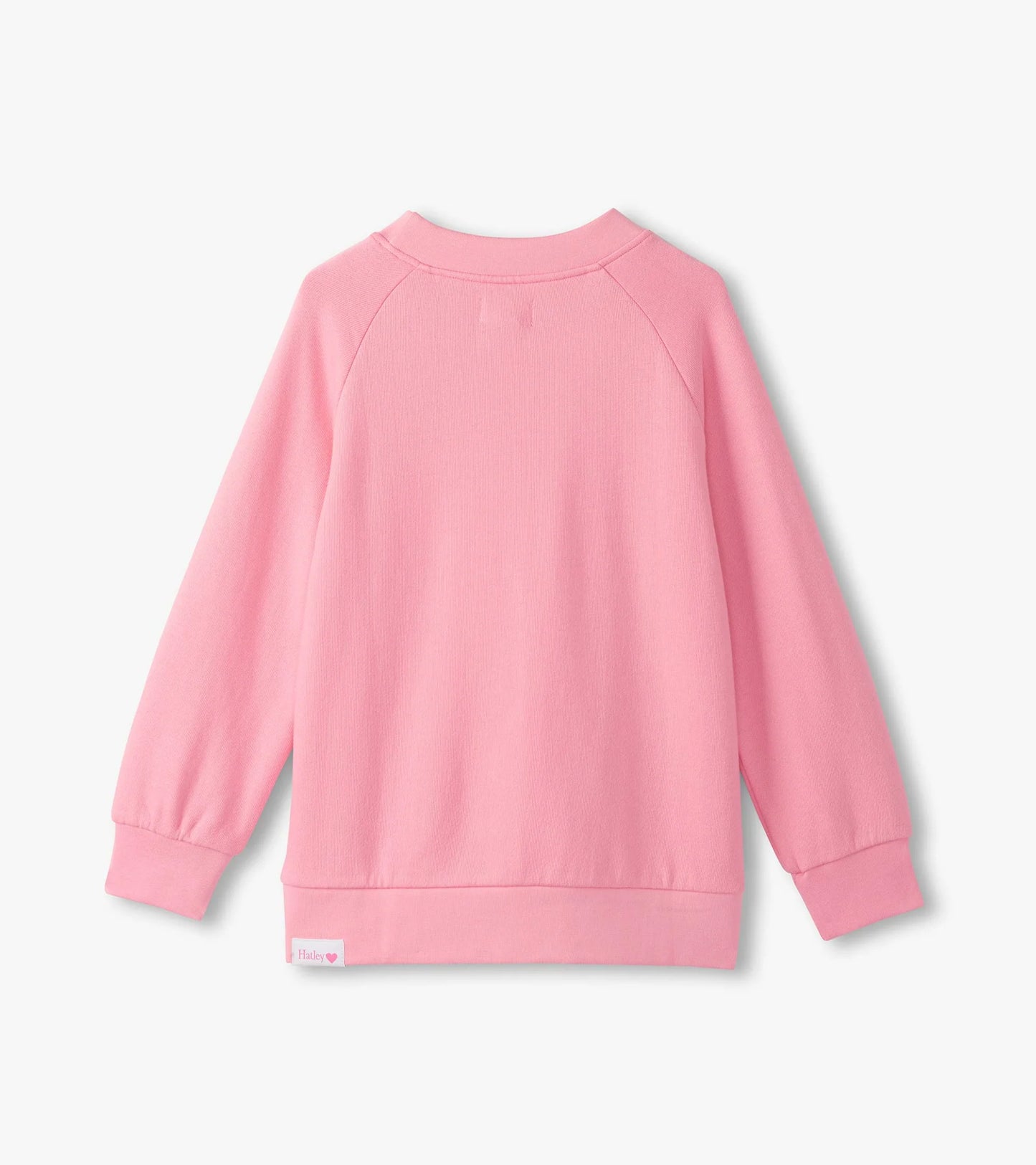 sea pink butterfly slouchy pullover