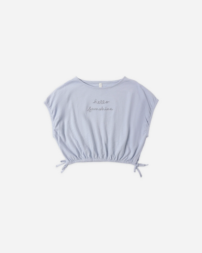 Cropped Cinch Tee | 2-6