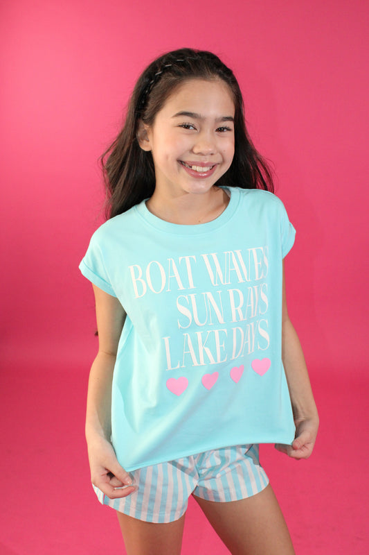 Lake Days Graphic Dolman Top