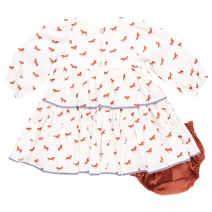 Baby Girl Julia Dress Set - Tiny Horses