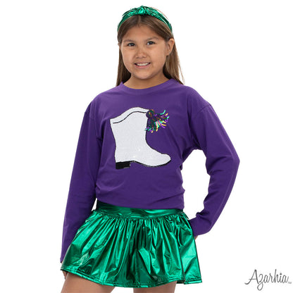 MG Sequin Boot L/S Tee