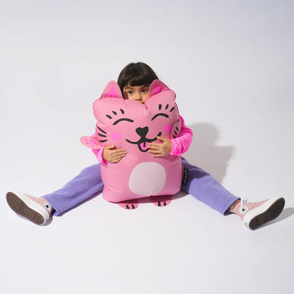 kitty inflatable pillow