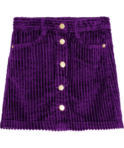 Girls Bera Skirt in Purple Corduroy | 7-16