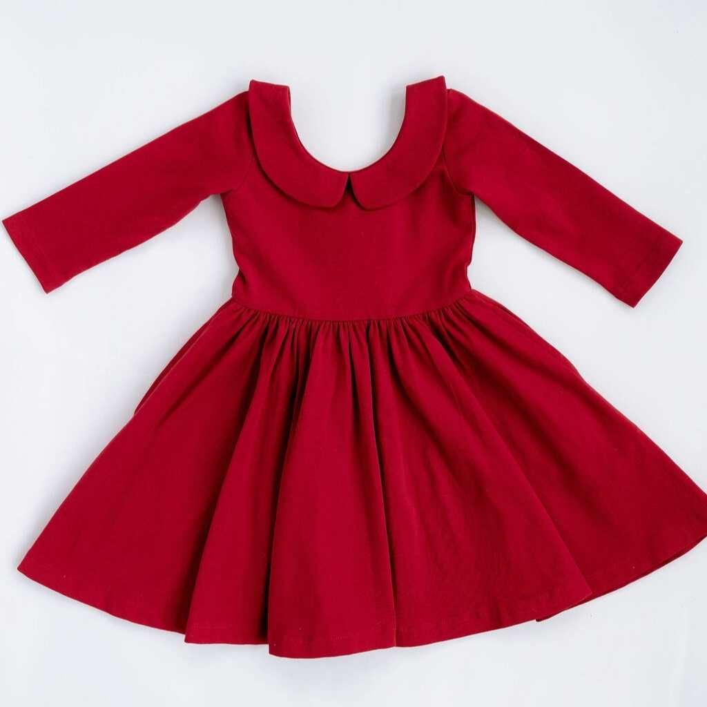 3/4 slv twirl dress