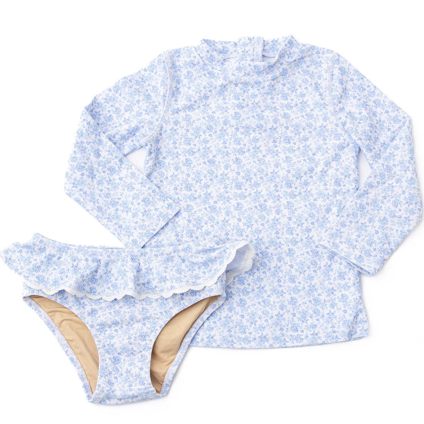Floral Rashguard Swim Set | 2T - 6