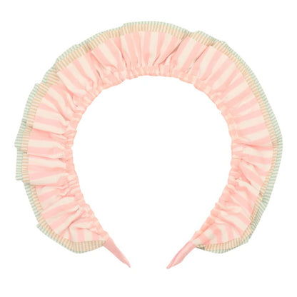 Stripe Ruffle Alice Headband