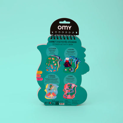 dino sticker book