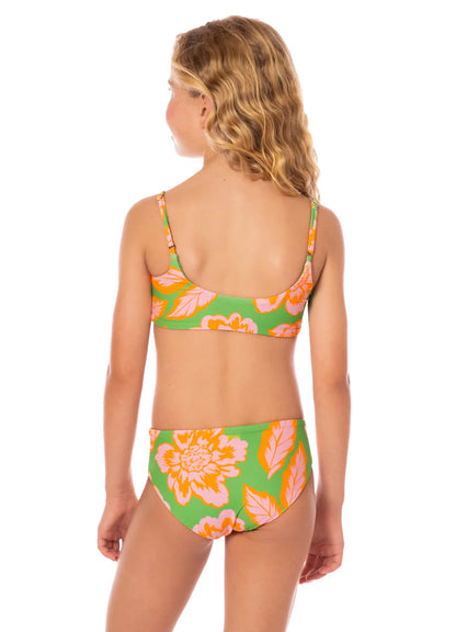 Sunset Petals Utah Girls Bikini Set | 8 - 14