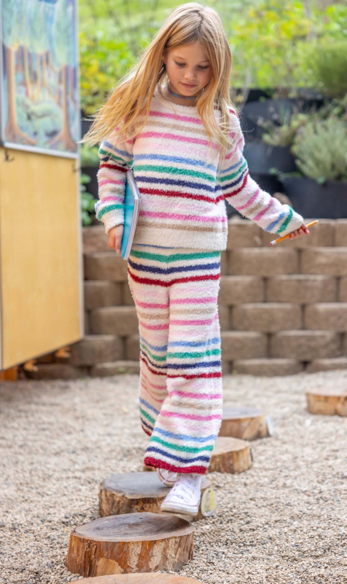 coziest stripe pant