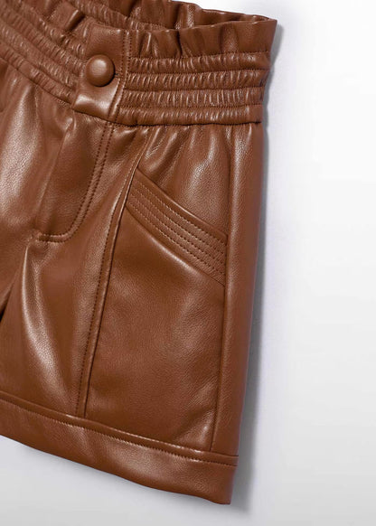 leathered short