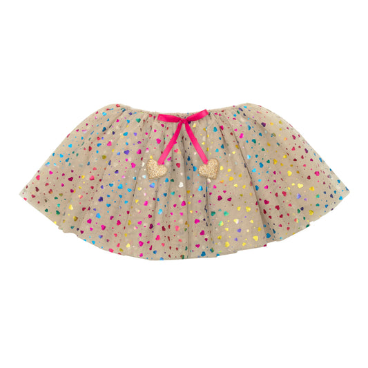 rainbow hearts tutu