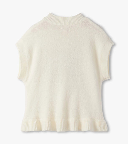 gold bow everywhere sweater vest