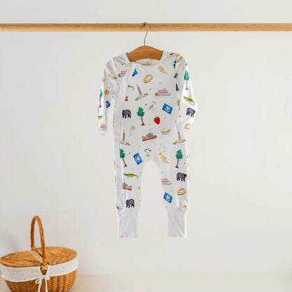Organic Cotton PJ Zip Up